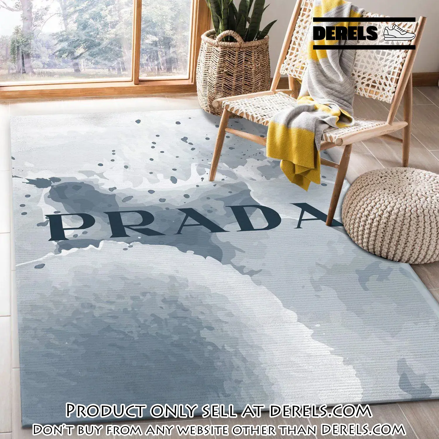 Prada area rug fashion brand rug christmas gift us decor dr2140021